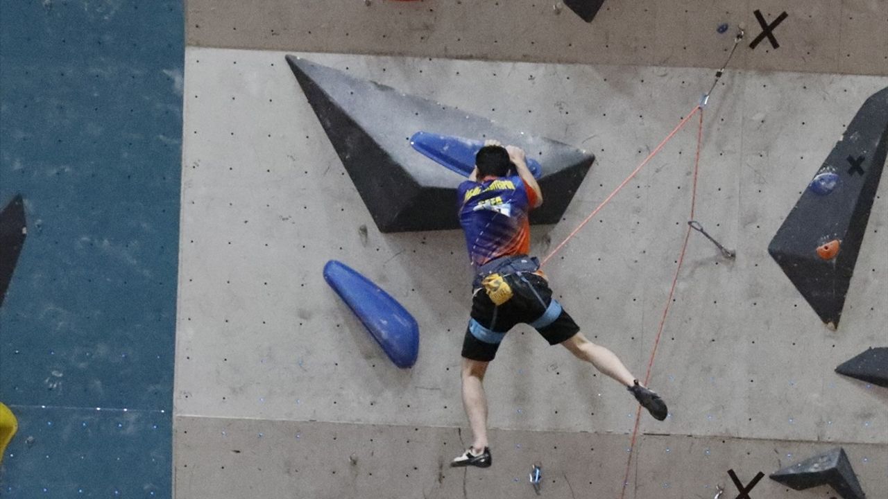 Spor Tırmanış Büyükler Türkiye Şampiyonası Samsun'da sona erdi