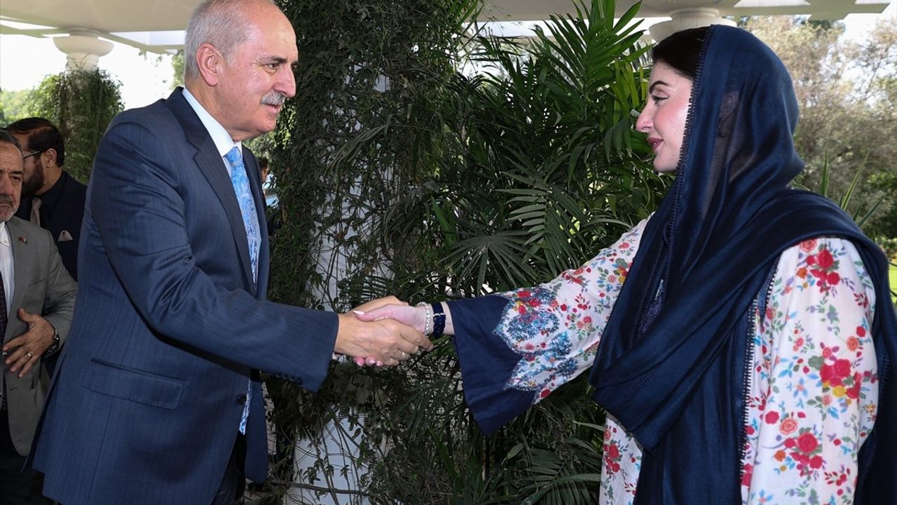 TBMM Başkanı Numan Kurtulmuş, Pencap Eyaleti Başbakanı Meryem Navaz Şerif ile Görüştü