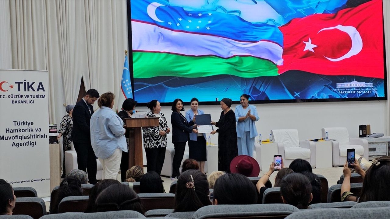 TİKA'dan Buhara'daki 'Girişimci Kadın' Derneğine Ekipman Desteği