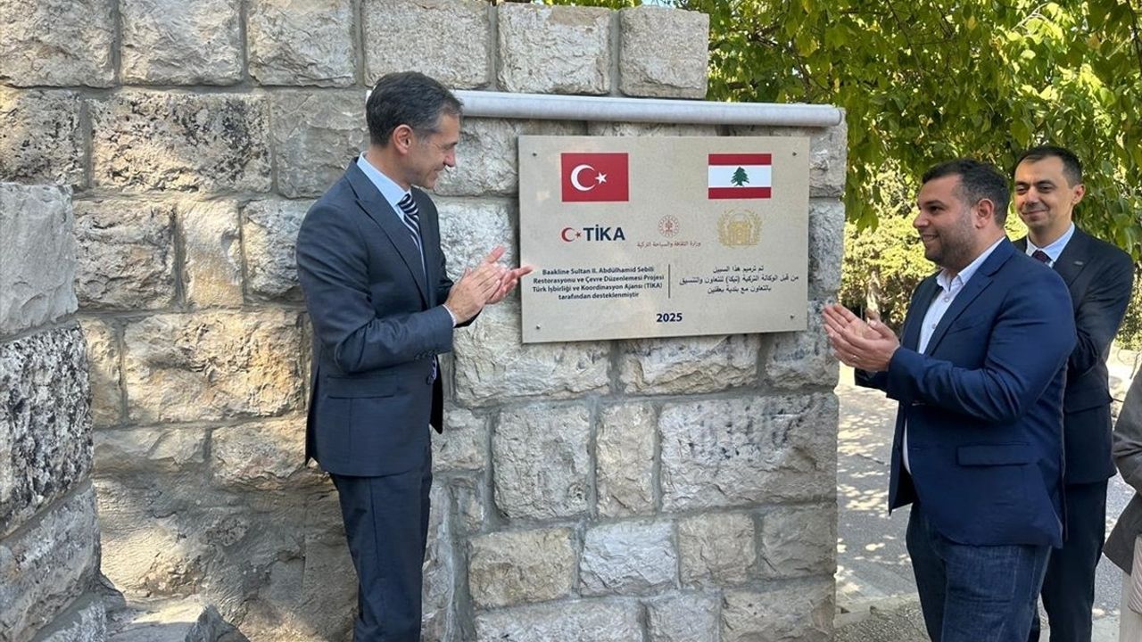 TİKA, Lübnan'da Baakleyin Sultan II. Abdülhamid Sebili Restorasyonunu Tamamladı