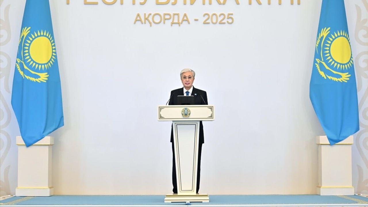 Tokayev: Kişi Başına GSYH %47 Artarak 14.400 Dolara Ulaştı, Ekonomi 2019'dan Bu Yana %16 Büyüdü