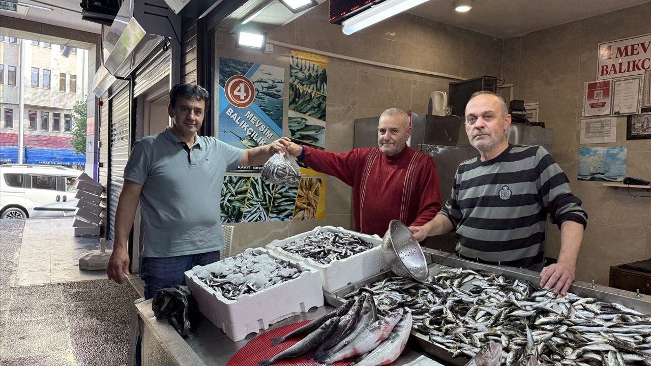 Trabzon'da tezgahların gözdesi: İstavrit 100 TL'den satılıyor