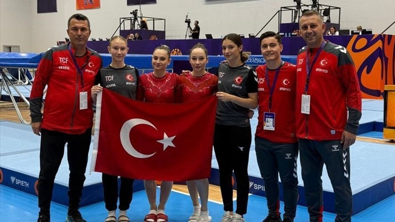 Trampolin Cimnastik Kadın Milli Takımı, CIS Oyunları'nda bronz madalya kazandı