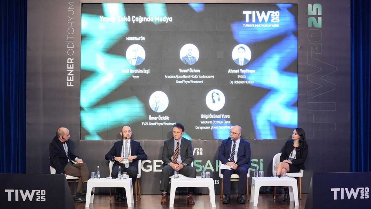 Türkiye Innovation Week'te 'Yapay Zeka Çağında Medya' paneli düzenlendi