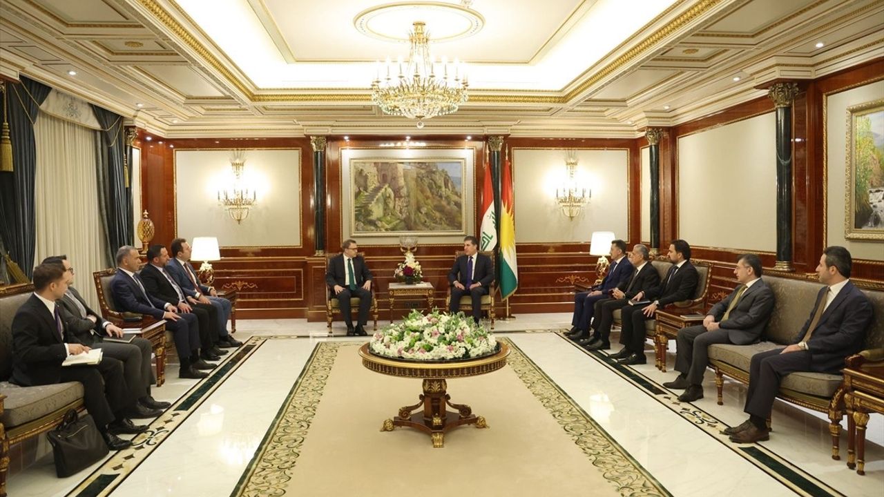 Türkiye'nin Bağdat Büyükelçisi Anıl Bora İnan, IKBY liderleriyle ikili ilişkiler ve bölgesel gelişmeleri görüştü