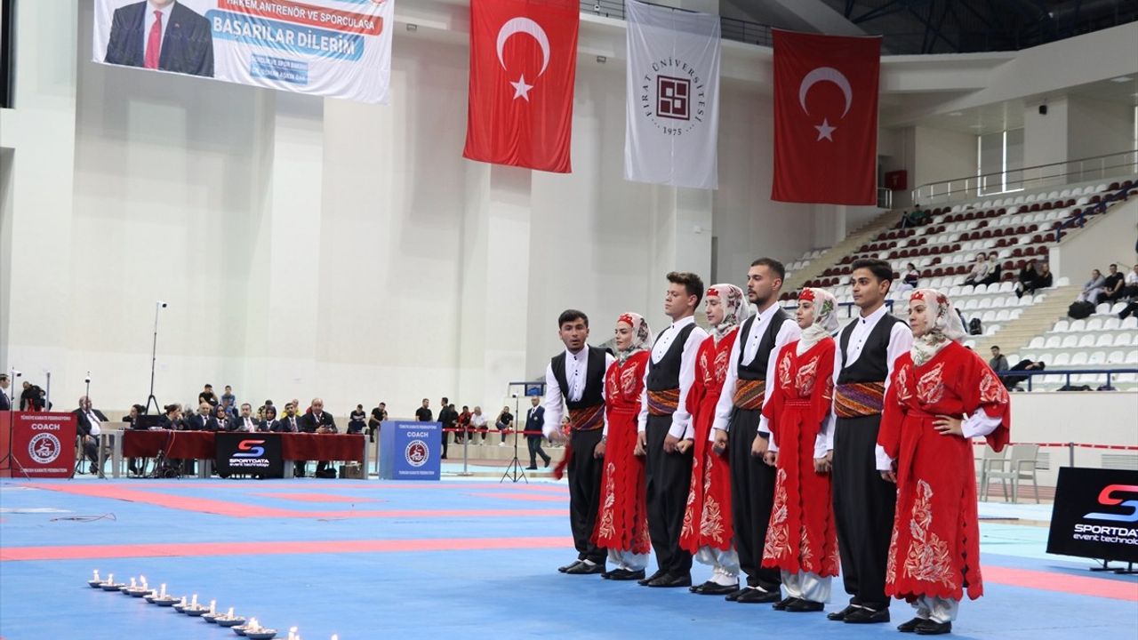 Türkiye Ümit, Genç ve 21 Yaş Altı Karate Şampiyonası Elazığ'da başladı