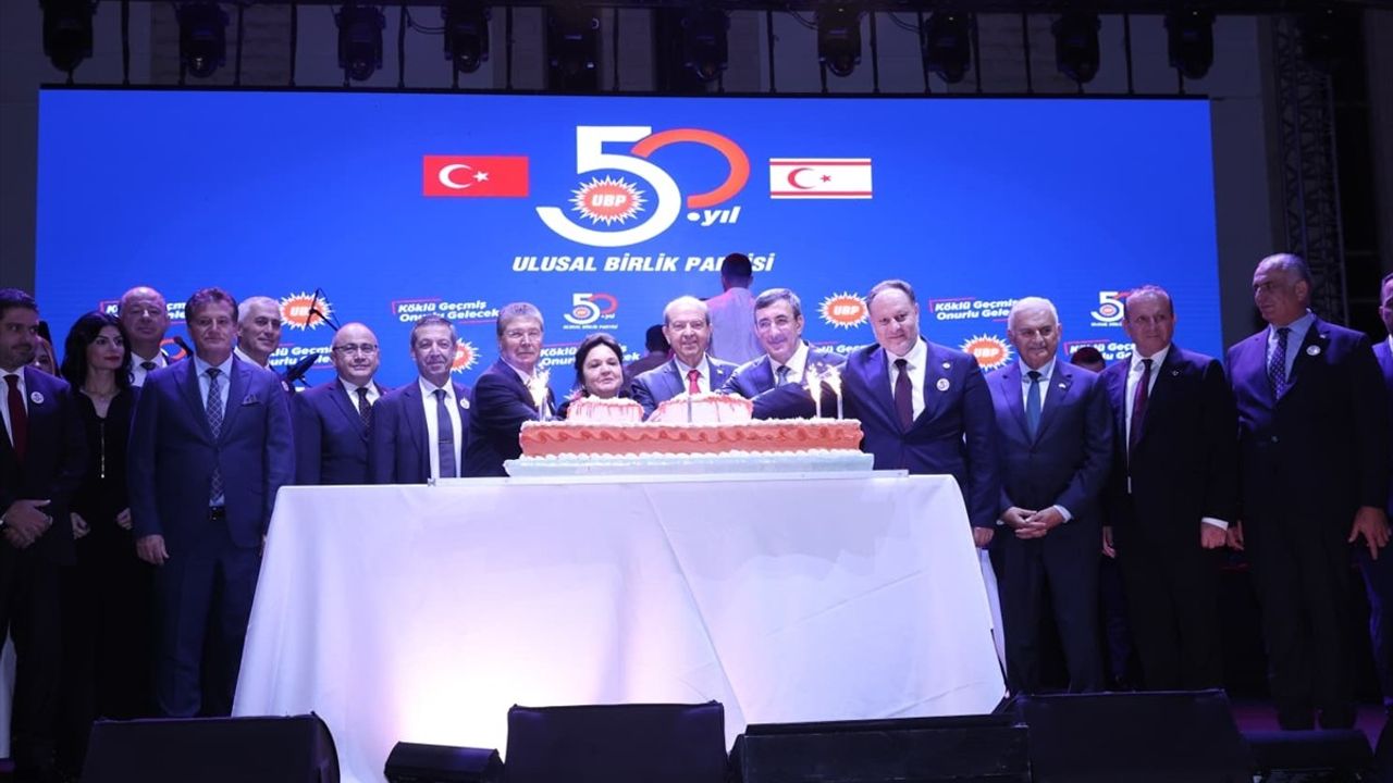 UBP 50. kuruluş yıldönümü resepsiyonu: Tatar'dan iki devlet vurgusu