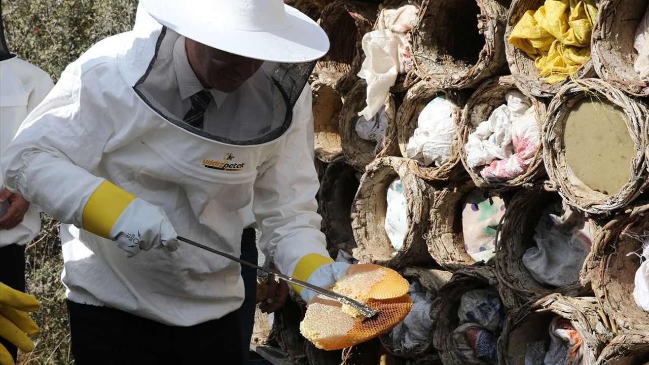 Vali Karakaya Karçinbaşı'nda Karakovan Balı Hasadına Katıldı — Bitlis 2024'te 2.225 Ton Üretimle 12. Sırada