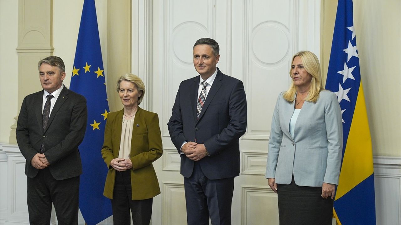 Von der Leyen: Bosna Hersek AB'nin eşiğinde — Reform gündemi, başmüzakereci ve 1 milyar avroluk Büyüme Planı öne çıktı