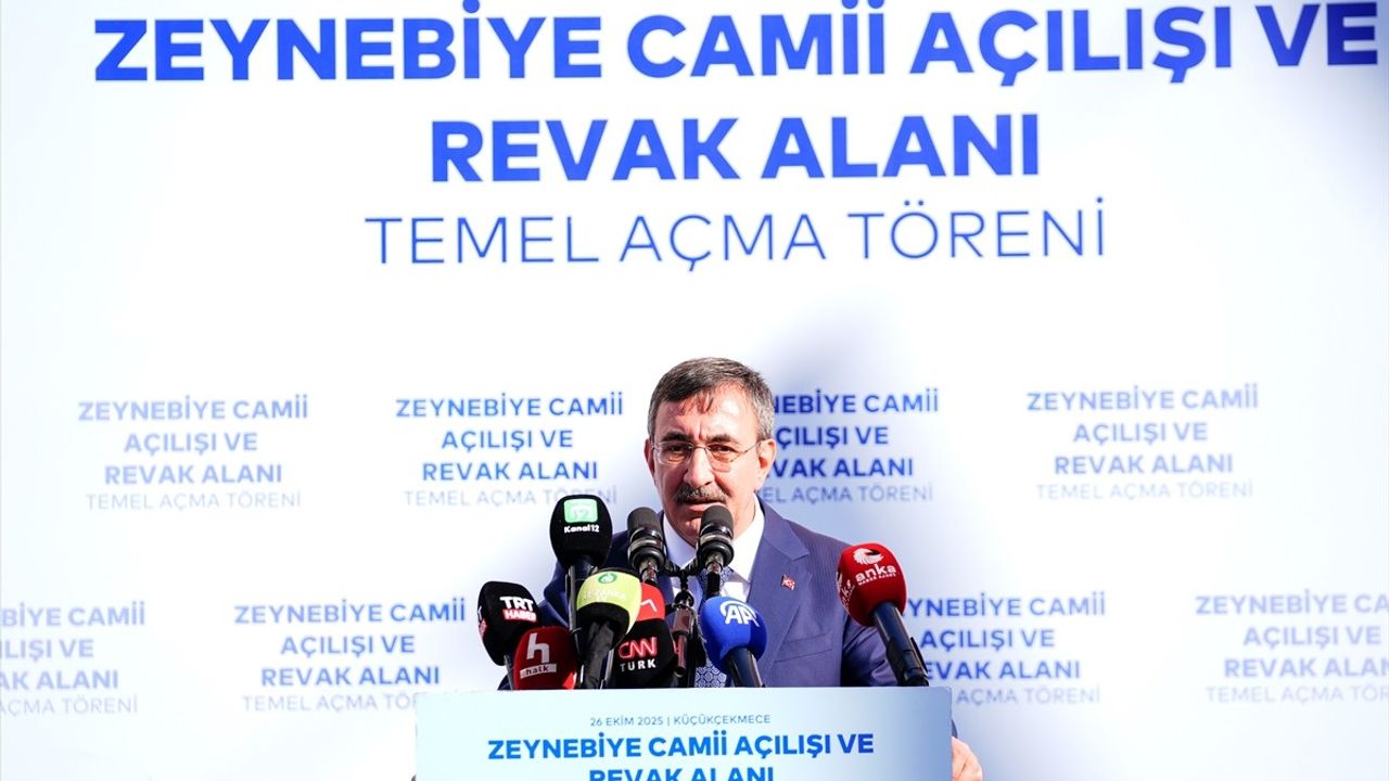 Yılmaz: Fesih kararı alan terör örgütünün adımları olumlu; Zeynebiye Camii topluma yeni bir mana halkası ekledi