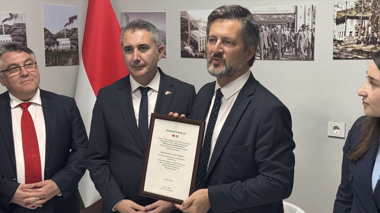 Zonguldak'ta 'Türk-Macar Dostluk Parkı' törenle açıldı