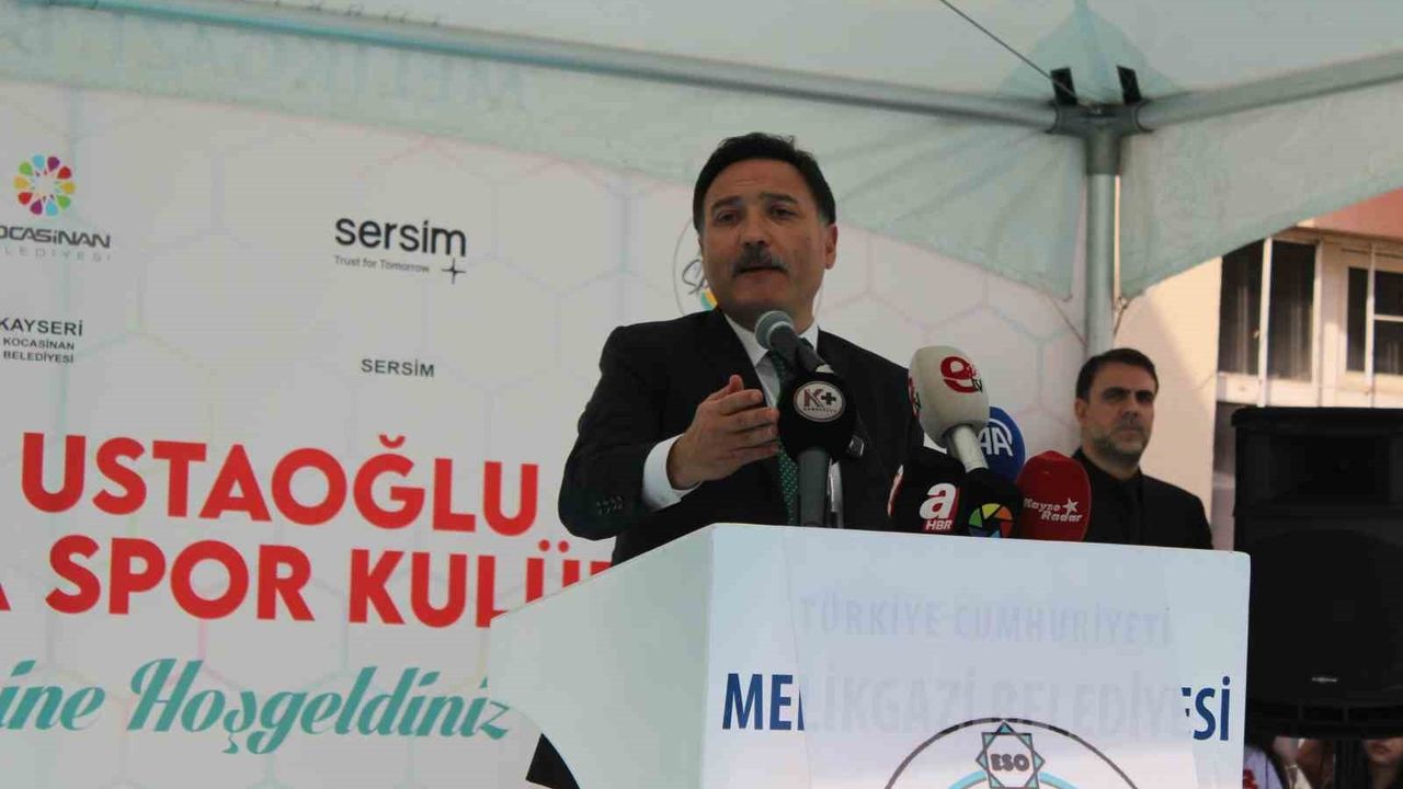 62. ERVA SERSİM İbrahim Ustaoğlu Spor Okulu Kayseri'de açıldı