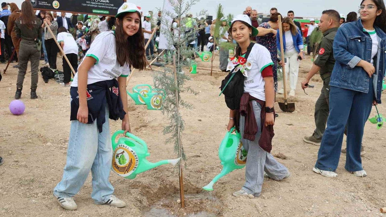 Adana'da 11 Kasım Milli Ağaçlandırma Günü'nde 840 bin fidan dikildi