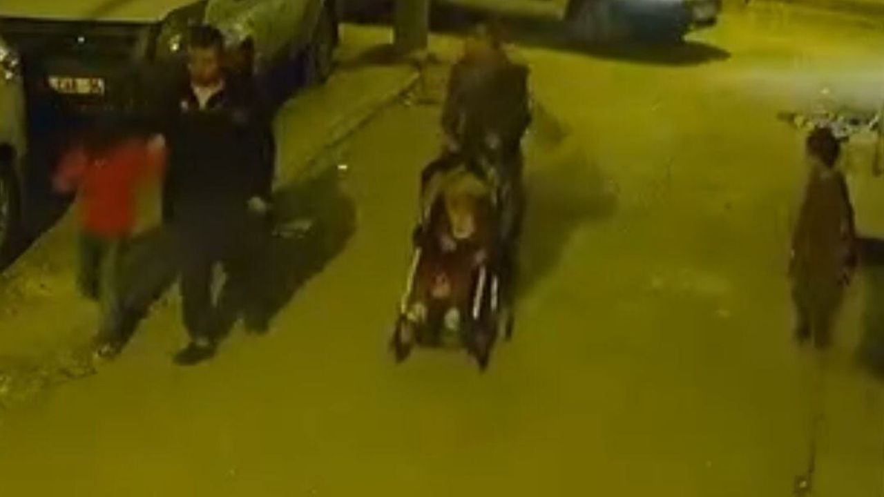 Adana'da güvenlik kamerasına yansıyan görüntü: Şüpheli çocuğun kafasını arabaya vurup yere fırlattı