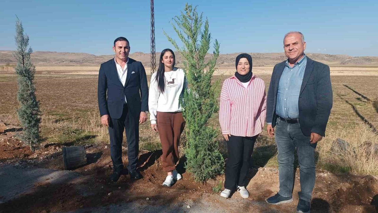 Adilcevaz'da 500 fidan Aydınlar beldesinde toprakla buluştu