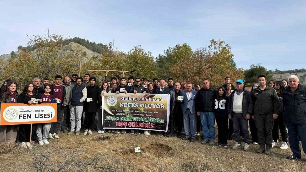 Adıyaman Gölbaşı'nda 'Nefes Oluyor' Hatıra Ormanı: Şehit Askerlerin İsimleri Fidanlara Verildi