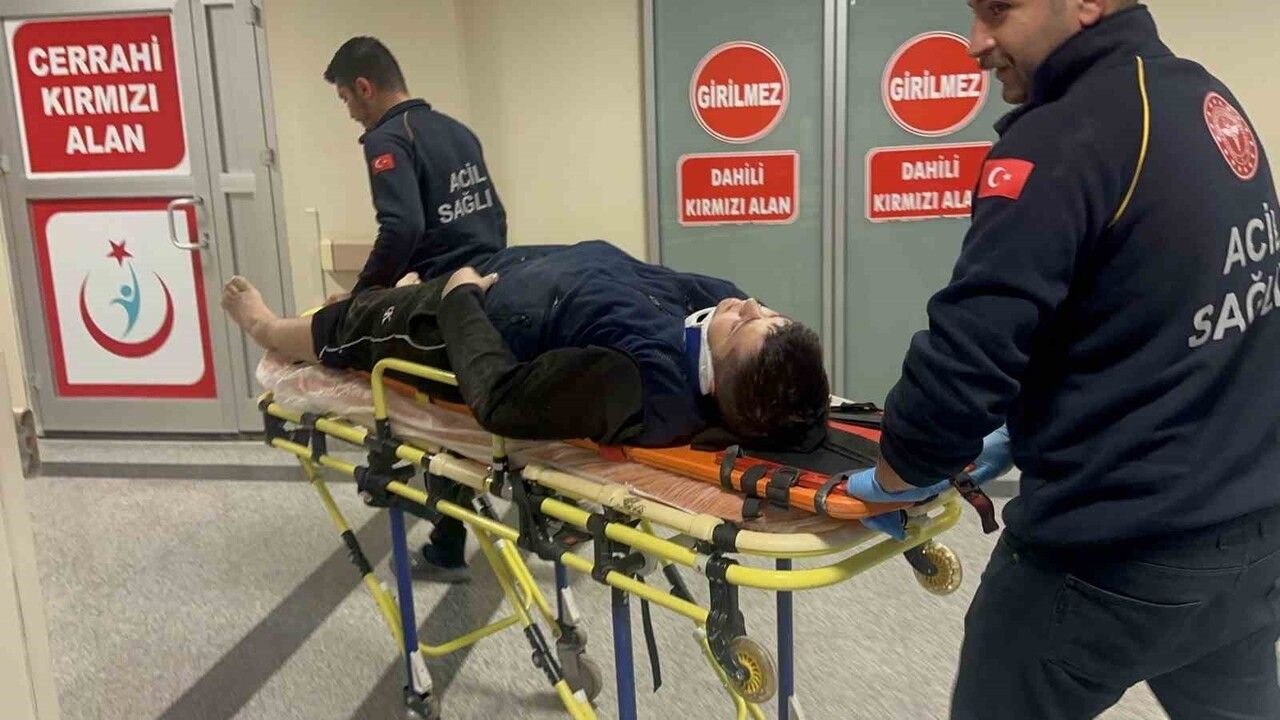 Adıyaman Sümer Meydanı'nda motosiklet devrildi: 1 kişi yaralandı