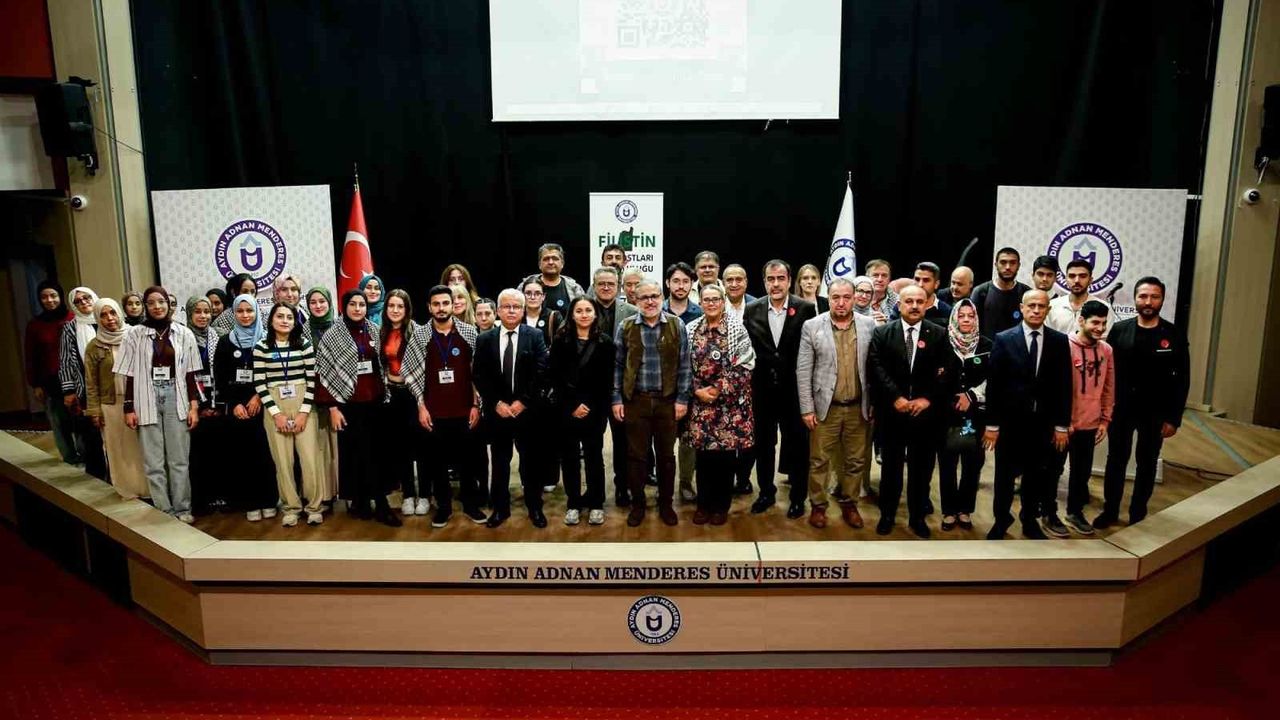 ADÜ'de 'Vicdanın Kıyısında Gazze' etkinliği gerçekleştirildi
