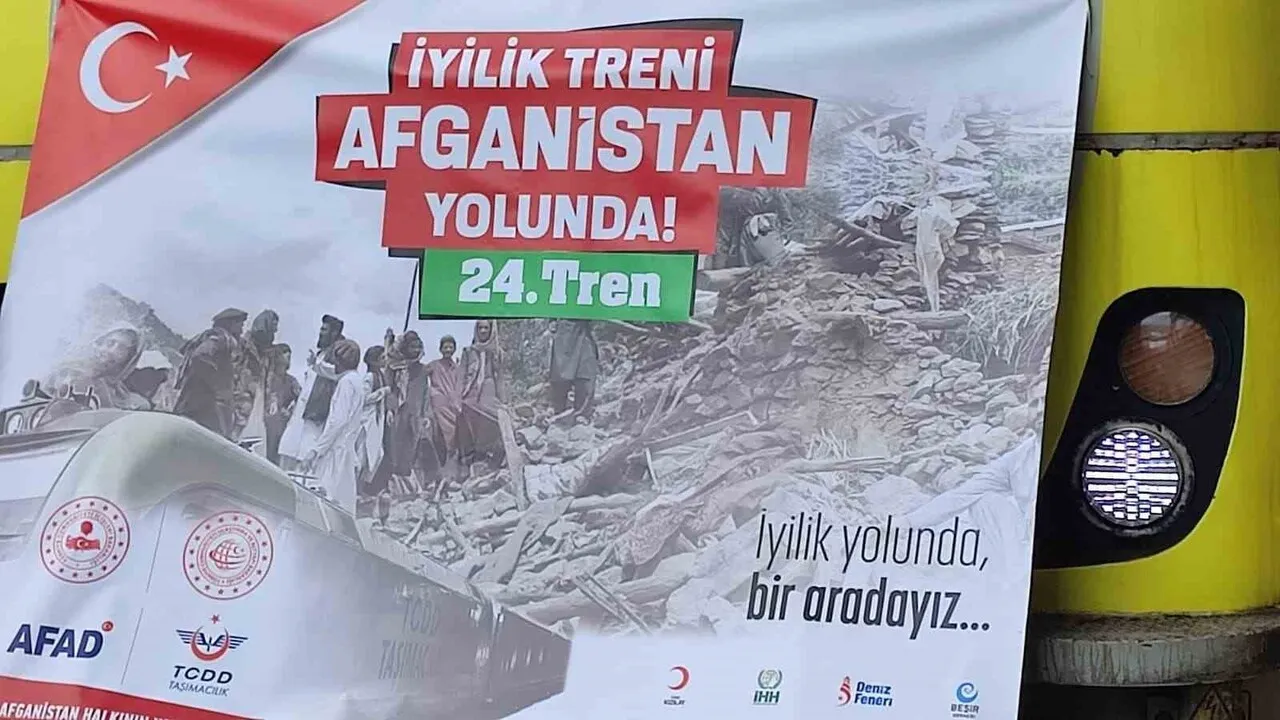 AFAD ve TCDD’nin 24. İyilik Treni Ankara'dan Afganistan'a yola çıktı