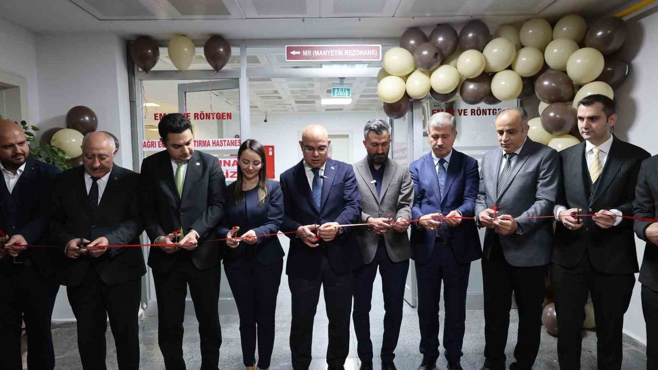 Ağrı Eğitim ve Araştırma Hastanesi'ne ikinci MR cihazı: Randevu süresi 25 günden 6-7 güne düşecek