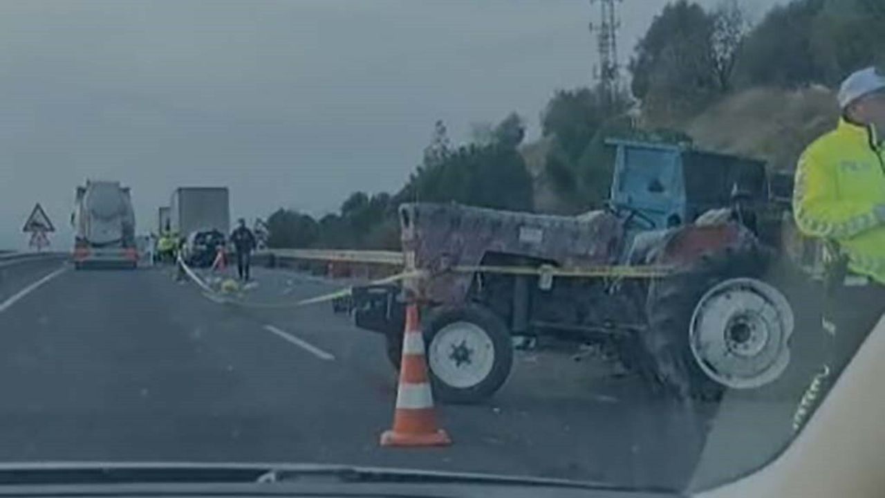 Akhisar'da zincirleme trafik kazası: Gökçeahmet rampasında 1 ölü, 8 yaralı