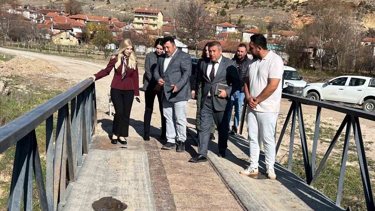 Altıntaş Kaymakamı Ayşegül Yıldırım Yeşilyurt Köyünde İncelemelerde Bulundu