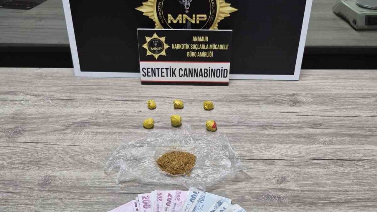 Anamur'da uyuşturucu ticareti iddiasıyla M.K. yakalandı