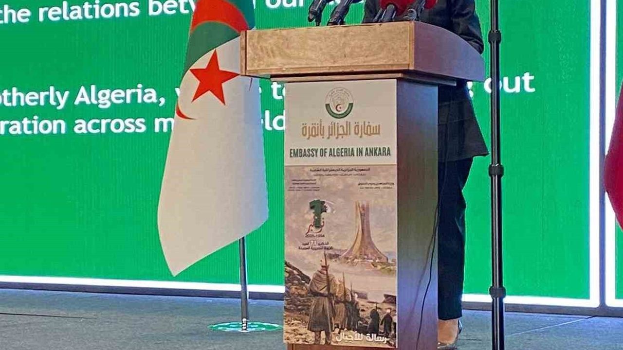 Ankara’da 71. Cezayir Bağımsızlık Günü kutlaması: Göktaş ve Büyükelçi Guennad konuştu