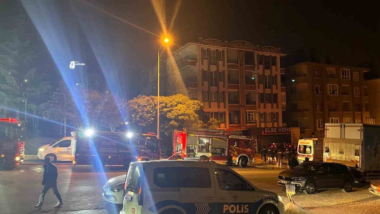Ankara Mamak'ta binada patlama: 1 yaralı, bina tahliye edildi