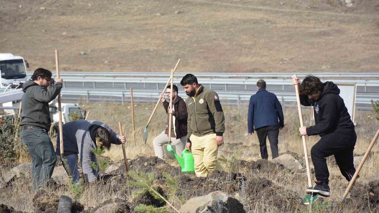 Ardahan'da Milli Ağaçlandırma Günü: 'Yeşil vatanın yeni fertleri' temasıyla fidan dikildi