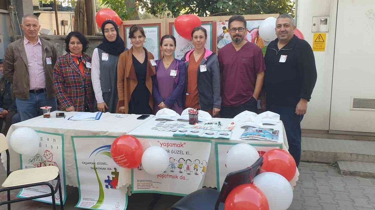 Aydın Atatürk Devlet Hastanesi'nde Organ ve Doku Bağışı Haftası'nda Farkındalık Standı