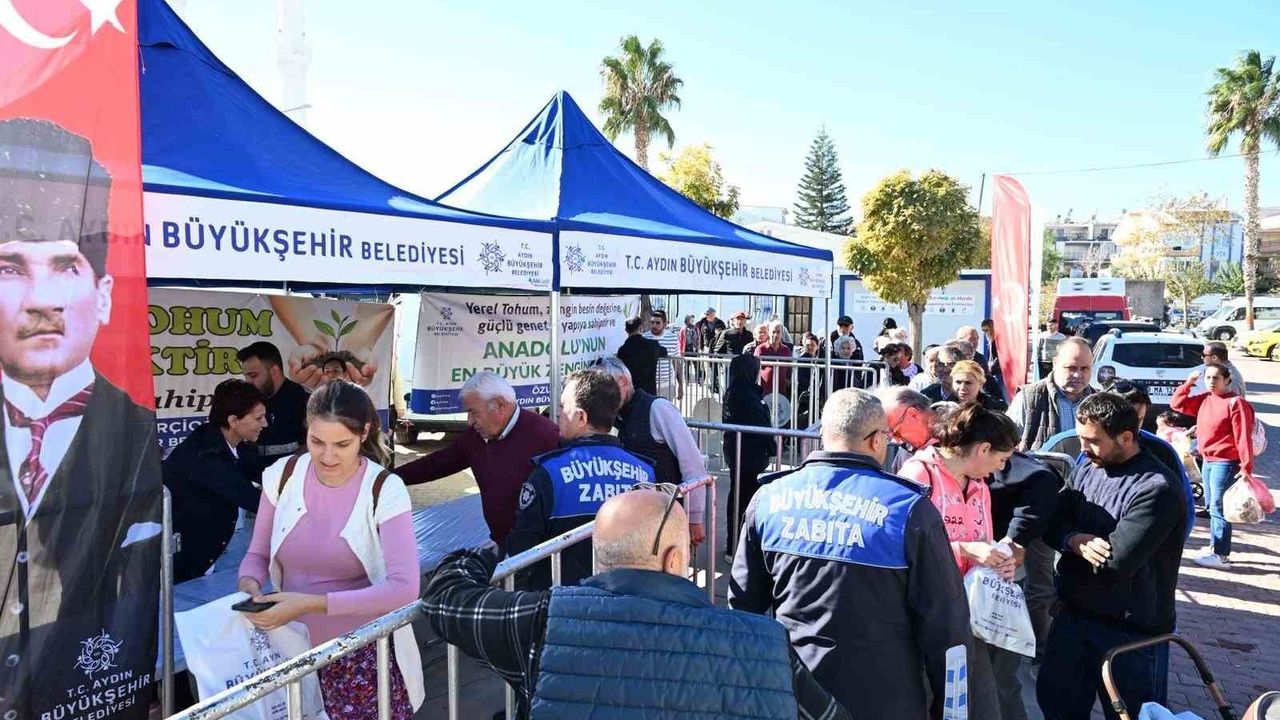 Aydın Büyükşehir’in Ata Tohumları Didim’de Ücretsiz Dağıtıldı