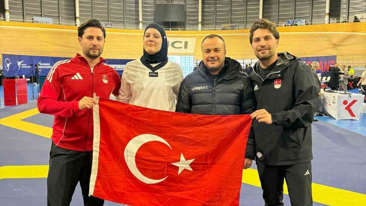 Aydınlı Elifnaz Köseoğlu, Aigle'de Avrupa Gençler Taekwondo Şampiyonu Oldu