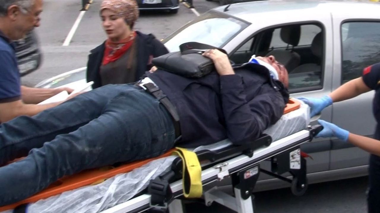 Bahçelievler'de hafriyat kamyonunun çarptığı yaya yaralandı