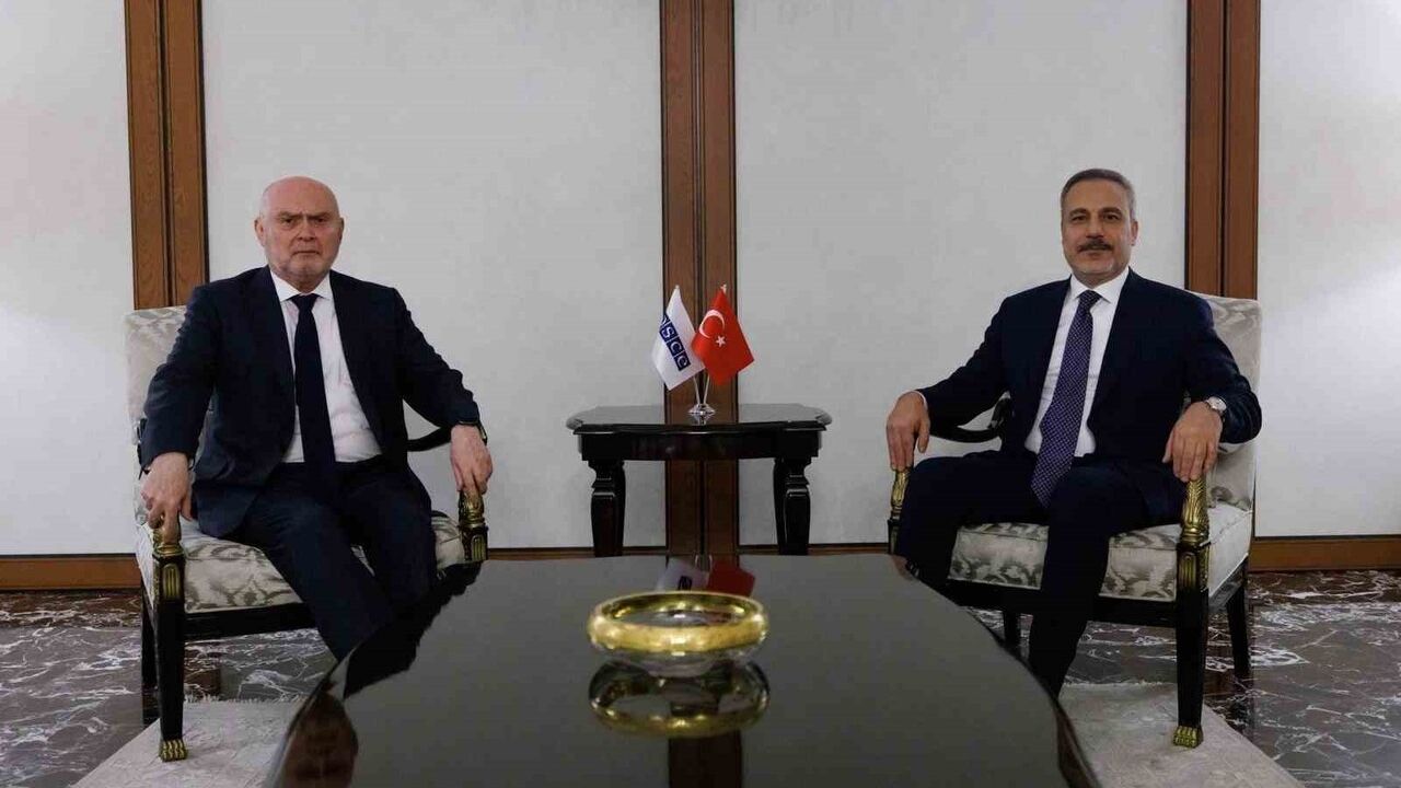 Bakan Fidan, AGİT Genel Sekreteri Feridun Hadi Sinirlioğlu’nu Ankara’da kabul etti