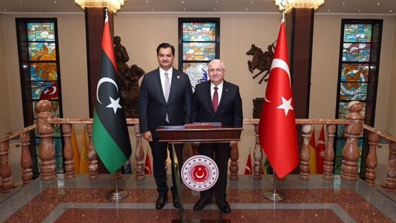 Bakan Yaşar Güler, Libya Ulusal Ordusu Genel Komutan Yardımcısı Orgeneral Saddam Hafter’i Ankara’da kabul etti