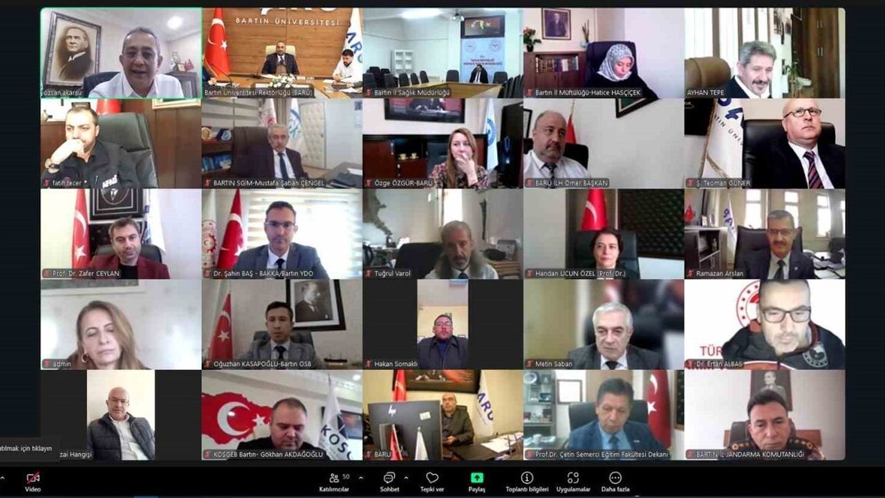 Bartın Üniversitesi Danışma Kurulu Toplantısı paydaşlarla geniş katılımla gerçekleştirildi