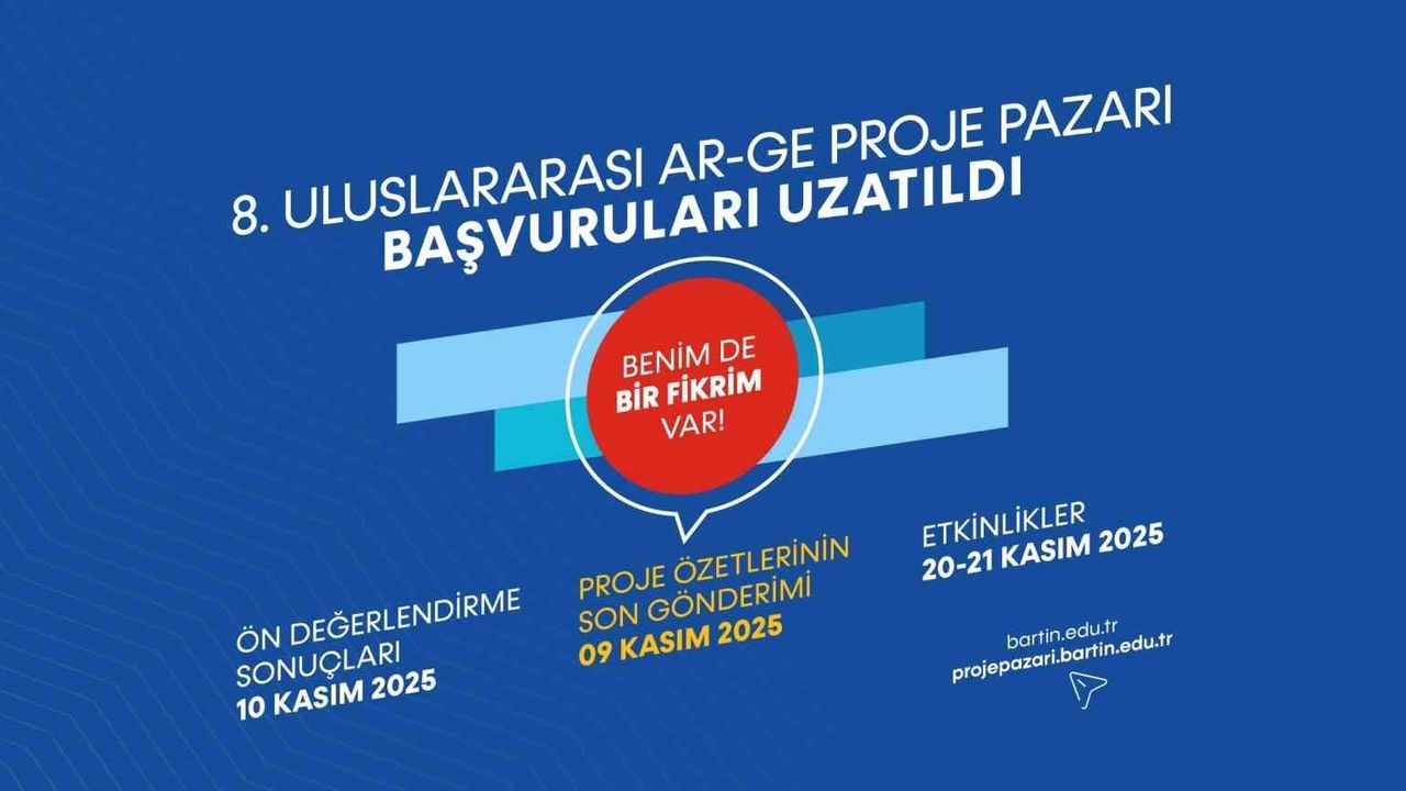 BARÜ 8. Uluslararası Ar-Ge Proje Pazarı başvuru süresi 9 Kasım 2025'e uzatıldı