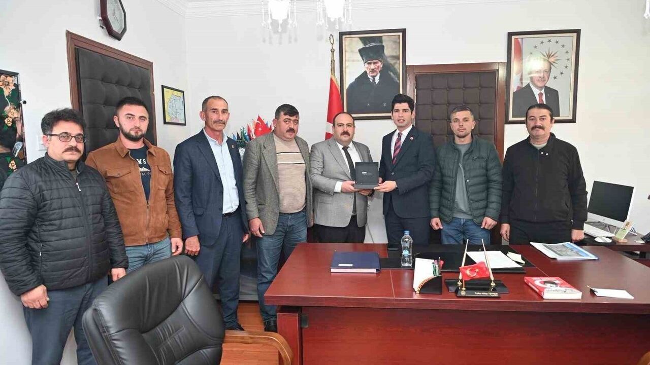 Başkan Hamamcı’dan İnönü Kaymakamı Talha Atılay Teymür’e hayırlı olsun ziyareti