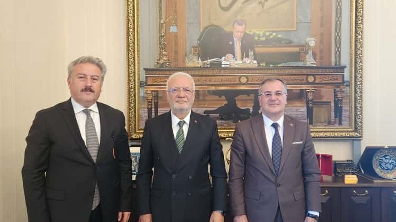 Başkan Özdoğan’dan Elitaş’a Ziyaret: Hacılar’da Kentsel Dönüşüm ve Yatırımlar Görüşüldü