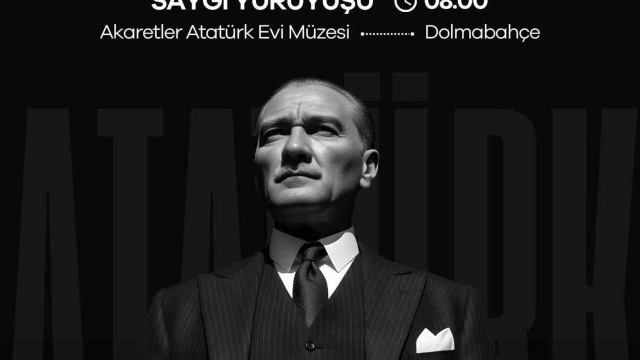 Beşiktaş Belediyesi 10 Kasım'da Saygı Yürüyüşü ile Atatürk'ü Anacak