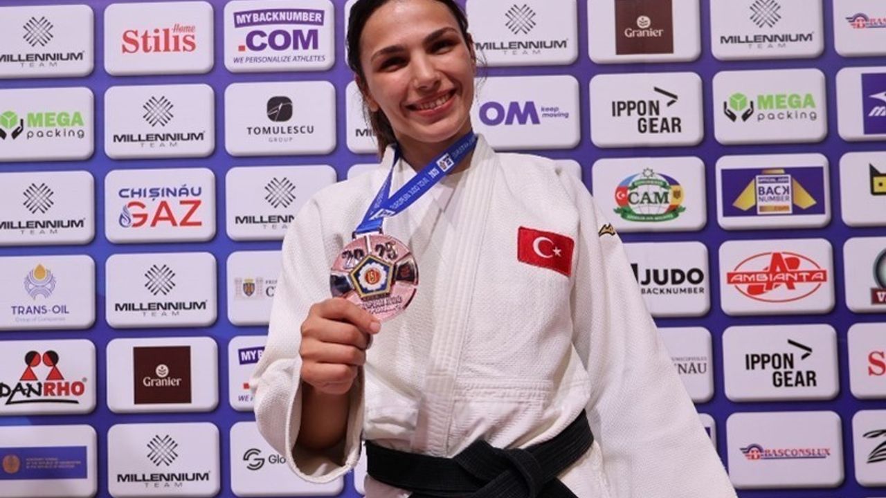 BEUN'lü Hatice Vandemir, Kişinev'de U23 Avrupa Judo Şampiyonası'nda 70 kg'de Bronz Kazandı