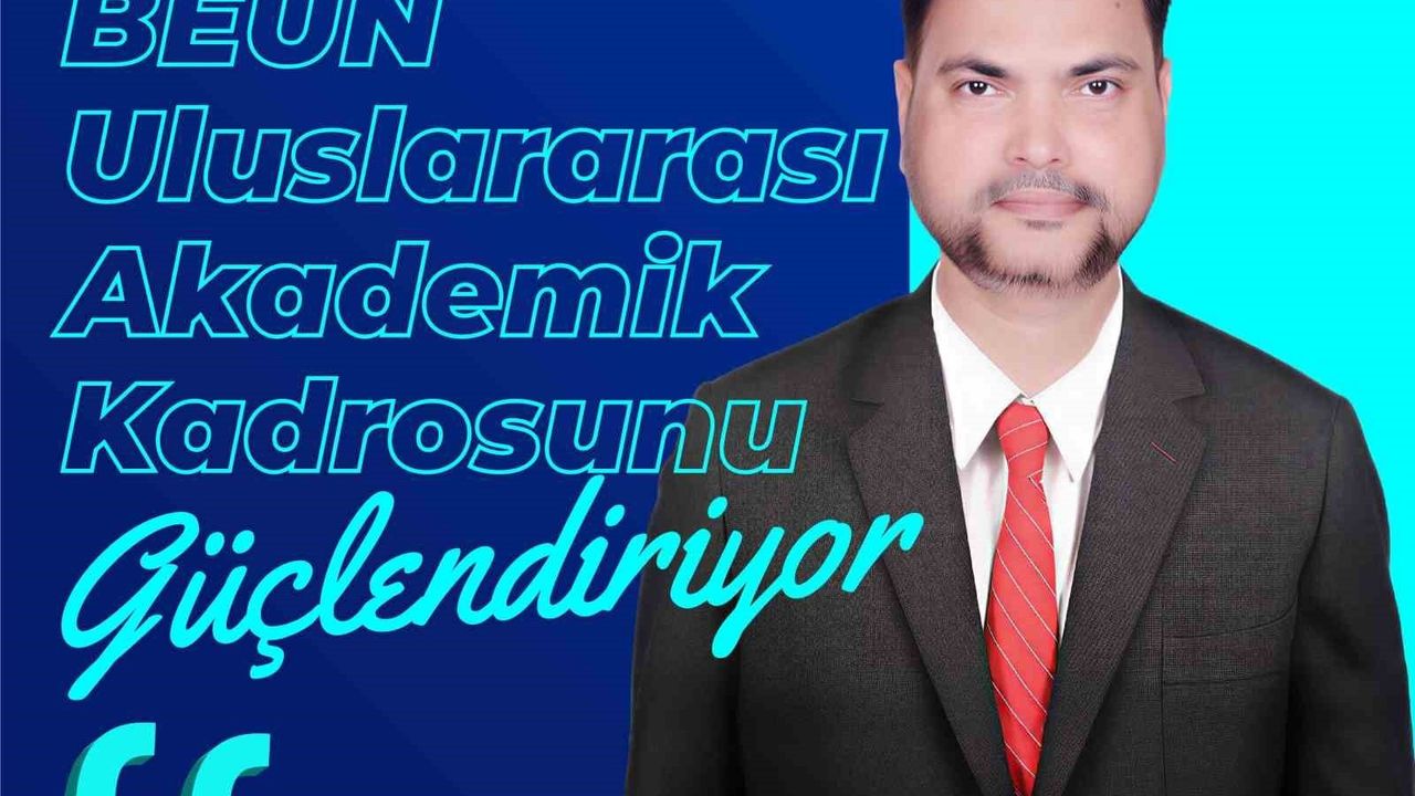 BEUN, Prof. Dr. Qazi Fariduddin'i kısmi zamanlı öğretim üyesi olarak atadı