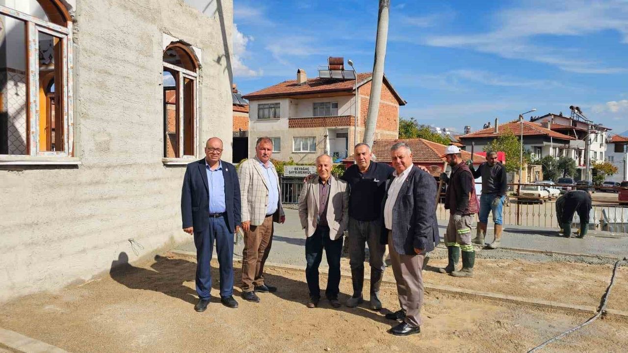 Beyağaç Çarşı Camii'nin inşaatı sona yaklaşıyor: 800 kişilik kapasiteyle açılışa hazırlanıyor