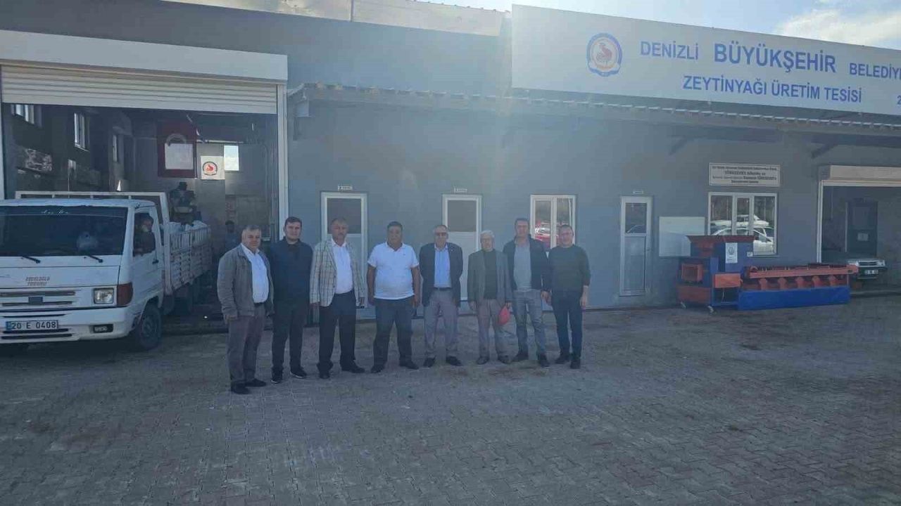 Beyağaç'ta zeytinyağı sezonu başladı — Başkan Sezayi Pütün tesiste inceleme yaptı