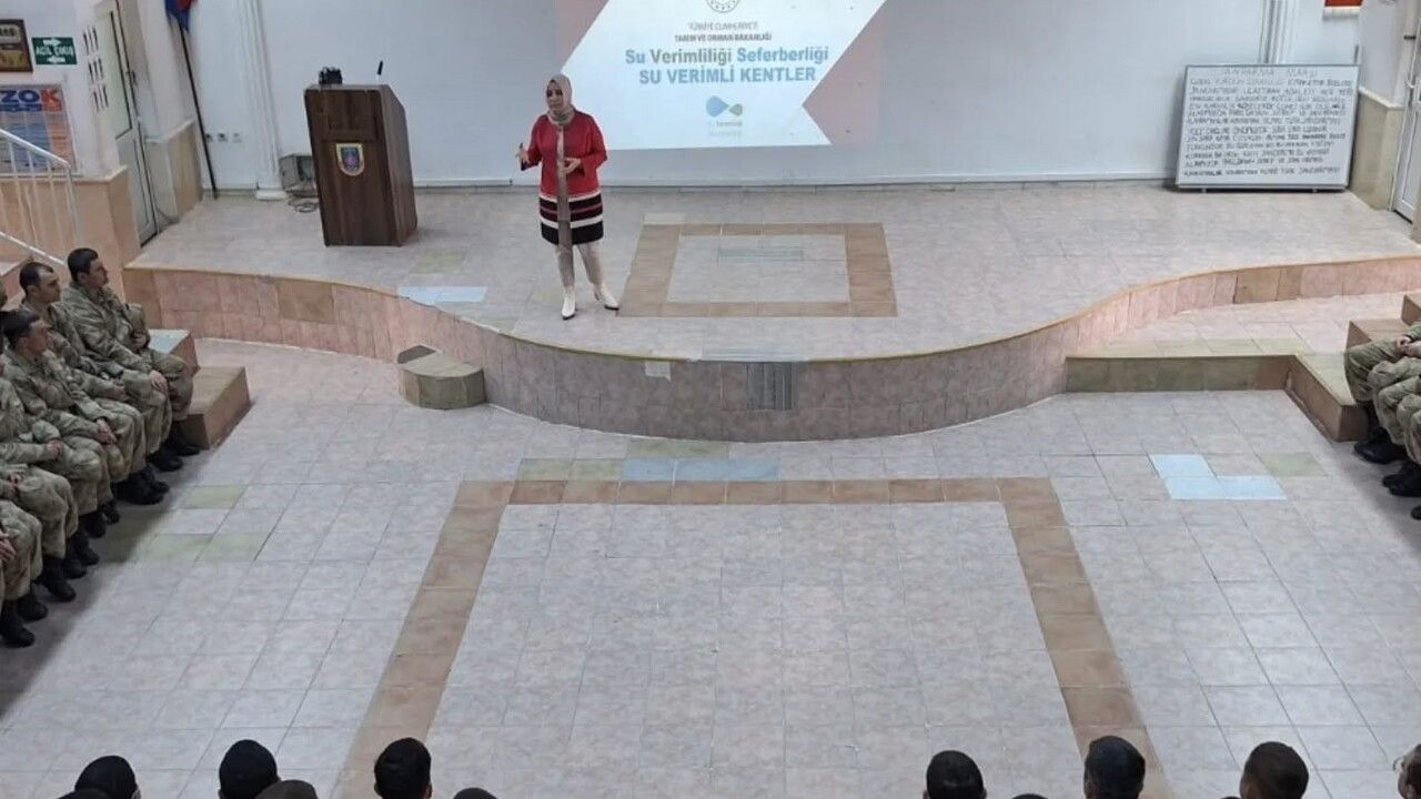 Bilecik'te 2.927 bedelli askere su verimliliği eğitimi