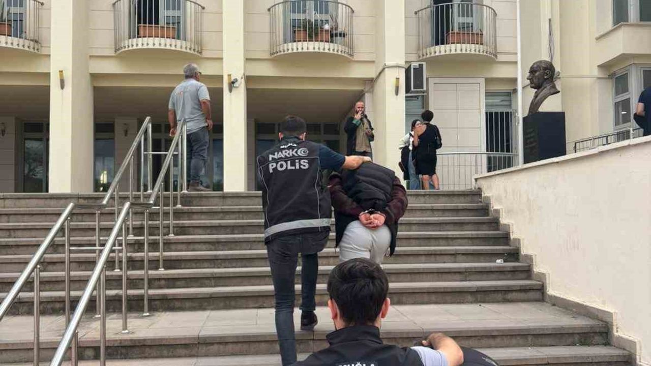 Bodrum'da otel baskını: 2 kişi tutuklandı, 735 g skunk ve 56 bin 500 TL ele geçirildi