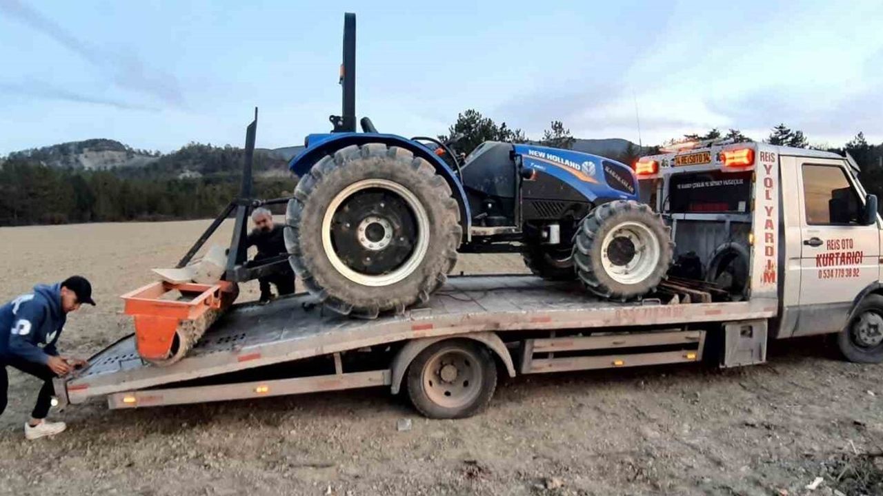 Bolu'da merdane kazası: Traktörün altında kalan çiftçi ağır yaralandı