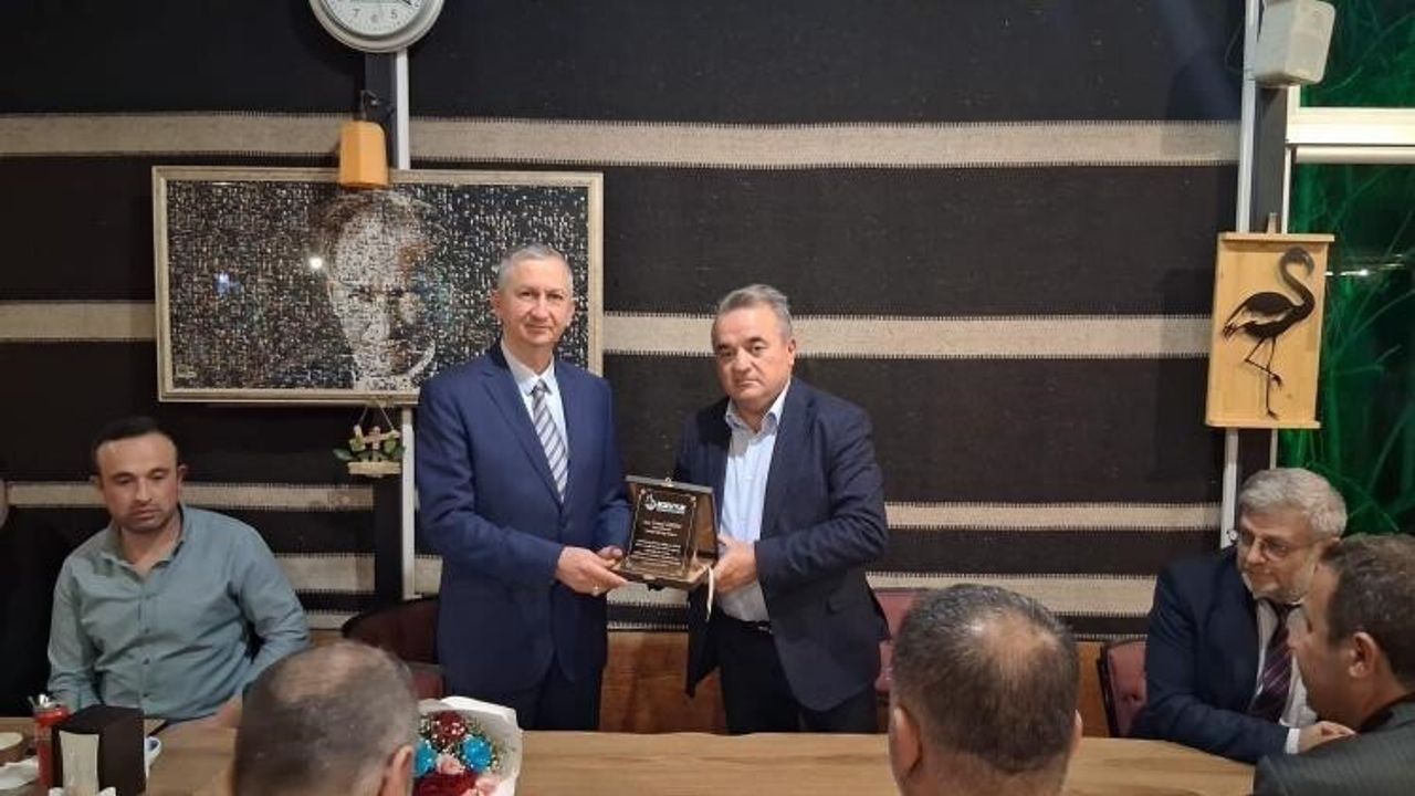 Bozüyük'te BORSAB Müdürü Cemal Geren İçin Veda Töreni