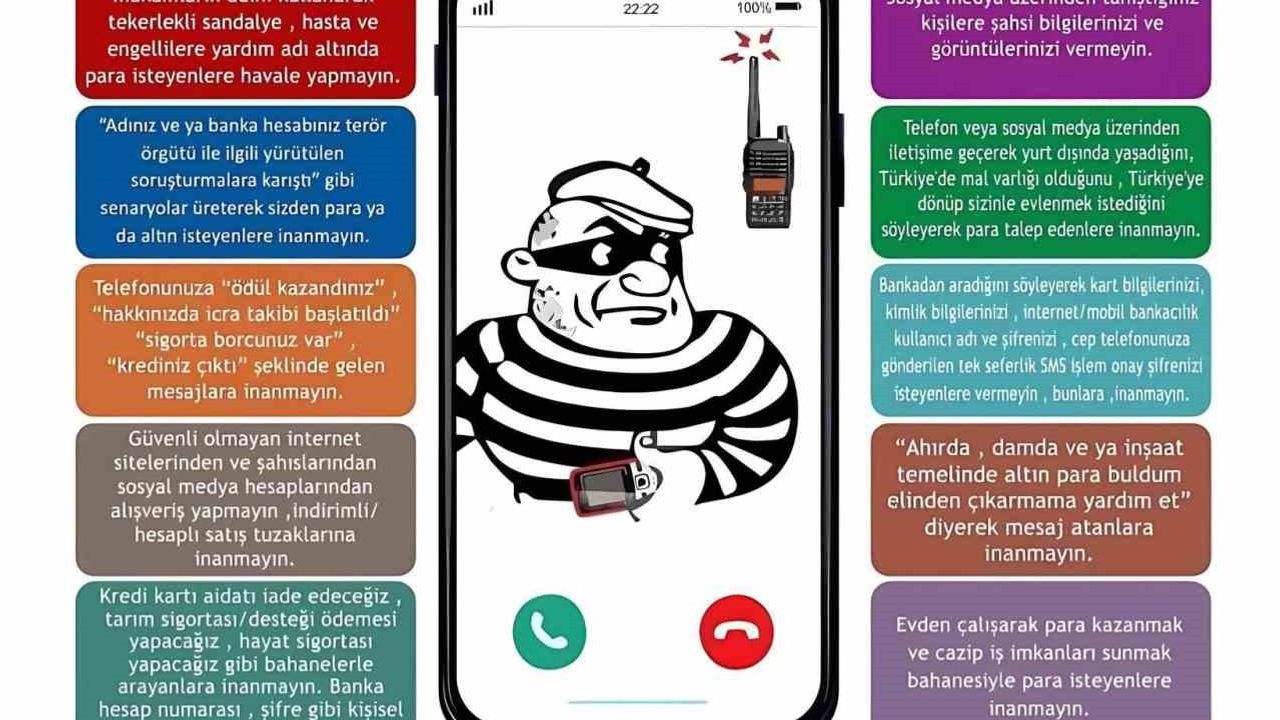 Çameli Belediyesi'nden uyarı: Telefon ve internet dolandırıcılığına karşı dikkat